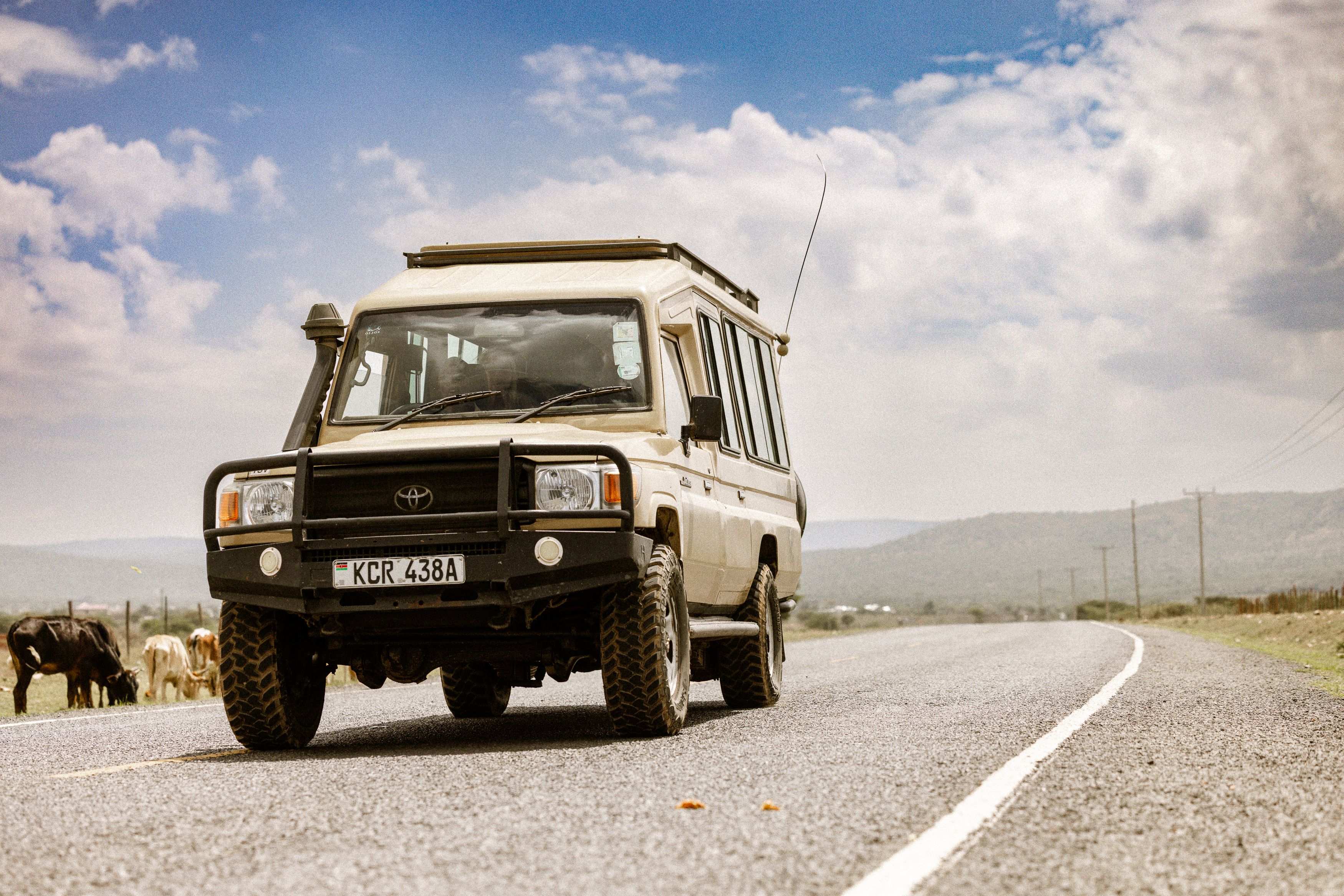 Safari Vehicles in Tanzania