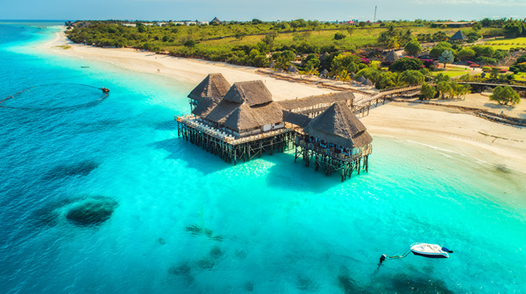Zanzibar beach extension after a group safari